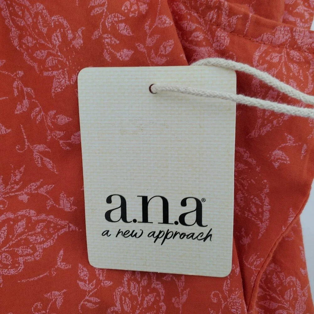 a.n.a. V-Neck Baby Doll Lightweight Sleeveless Top NEW NWT Size XL - Picture 11 of 13